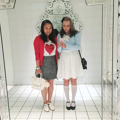 アリス＆白うさぎコーデ