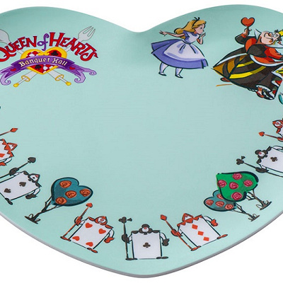 アリスのハート型スーベニアプレート