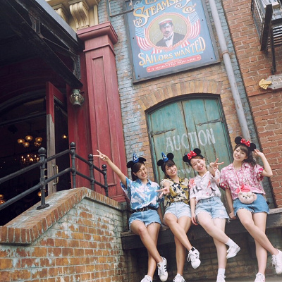 アロハシャツコーデ