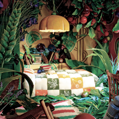 借りぐらしのアリエッティ×種田陽平展で再現されたアリエッティの寝室