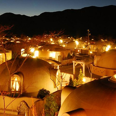 夜の阿蘇ファームヴィレッジ