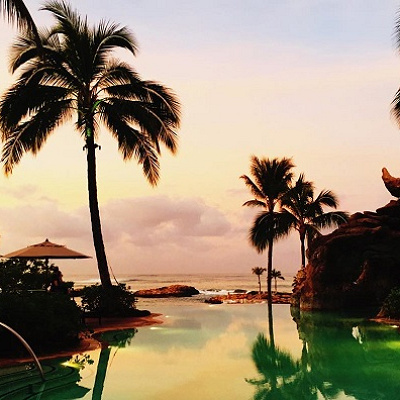 アウラニのプール