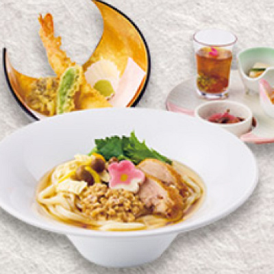 阿波尾鶏と肉味噌うどん御膳
