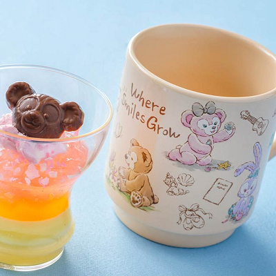 バナナムース＆アップル・ピーチゼリー、スーベニアカップ付き