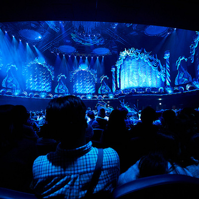 マーメイドラグーンシアターの美しい舞台