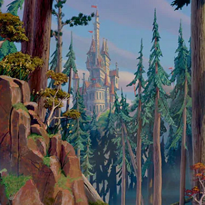 「美女と野獣」のお城