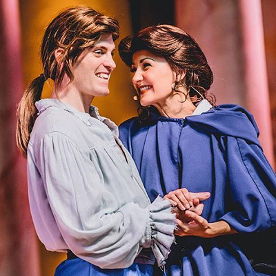 Beauty and the beast live on stage