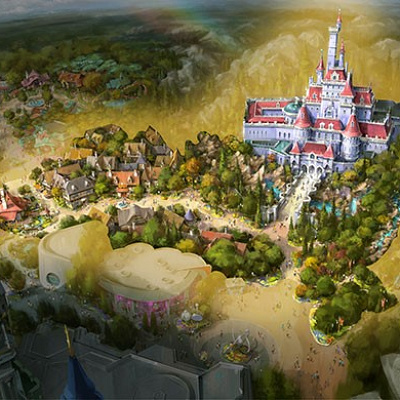 美女と野獣“魔法のものがたり”エリア