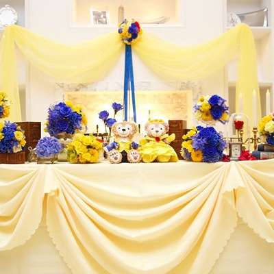 美女と野獣のメインテーブル