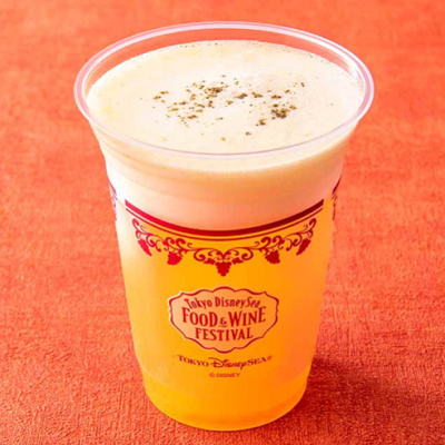 ビアカクテル（パッションフルーツ、アーモンドシロップ、四川青山椒）