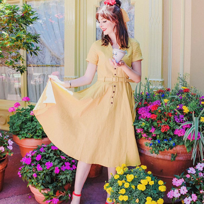 ベルコーデ（イエロードレス）