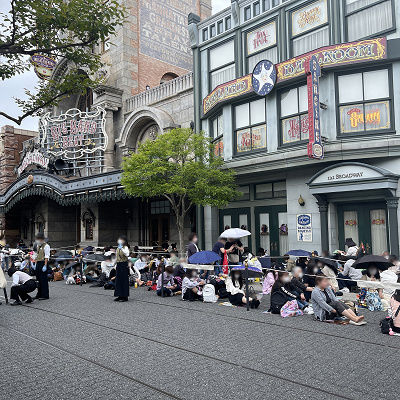 ビッグバンドビートの自由席の待ち列（2022年5月 11時30分ごろ）