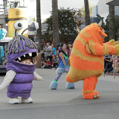 ディズニーランドにやってきたブー