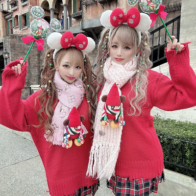 三つ編み入りツインテール