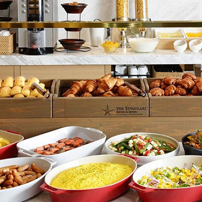 シンギュラリホテルの朝食