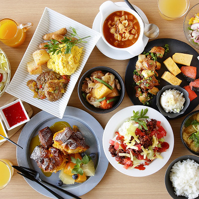 朝食メニュー一例