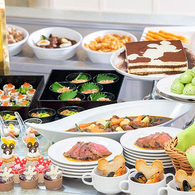 クリスタルパレス・レストランのブッフェ