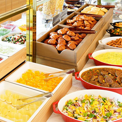 ビュッフェ朝食