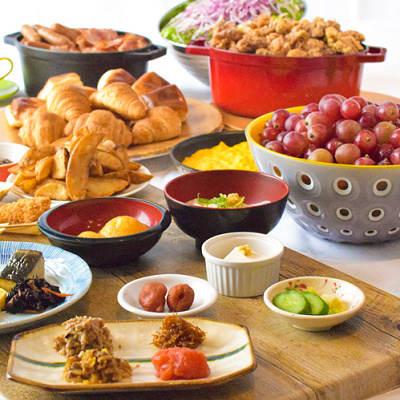 ブッフェのメニュー