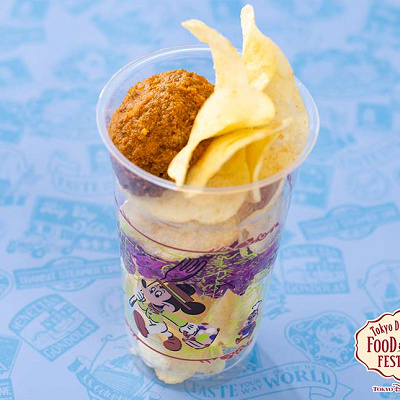 バタービーフカレー＆チップス（Calbeeポテトチップスうすしお味使用）