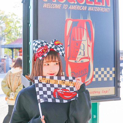 カーズヘアバンドコーデ（付け方）