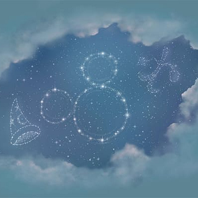 魔法使いの弟子ルームの天井デザイン