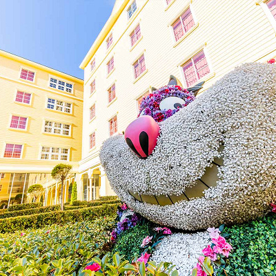 セレブレーションホテル中庭