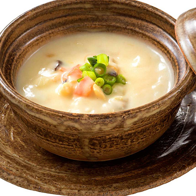 チャーリー特製味噌クラムチャウダー