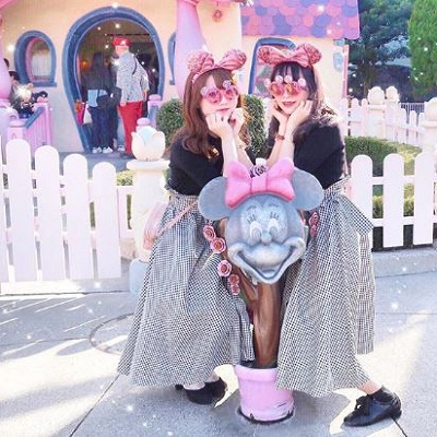 チェックスカート