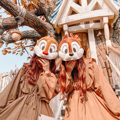 チップとデールコーデ