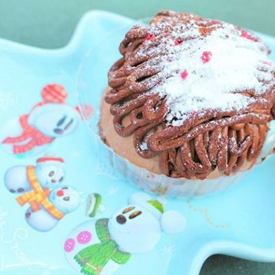 チョコレート＆コーヒームースケーキ