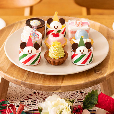 クリスマスのアソーテッド・ミニケーキ