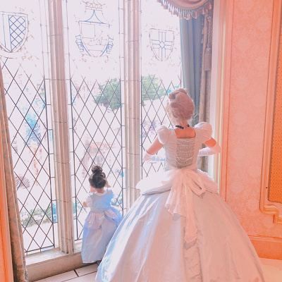 親子でのシンデレラコーデも素敵♡