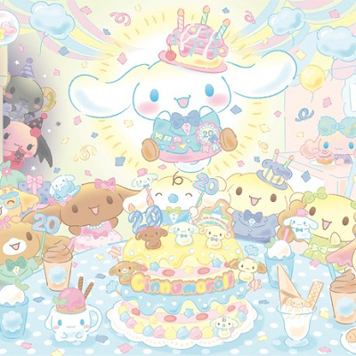 20周年をお祝いするシナモンたち