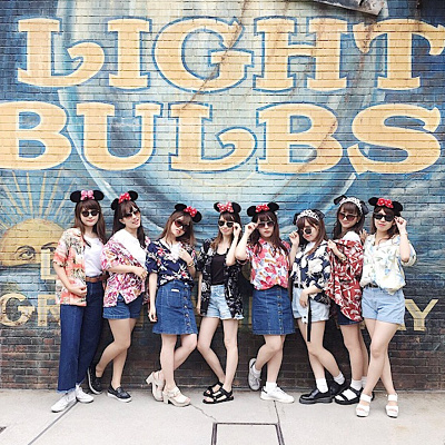 カラフルアロハシャツコーデ②