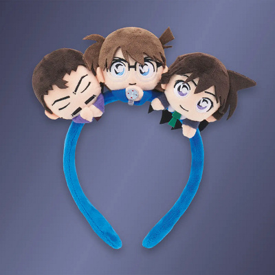 コナン、蘭、眠りの小五郎カチューシャ（USJコナングッズ2025）