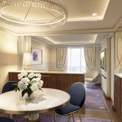 コンシェルジュ：1ベッドルームスイートのリビングルーム