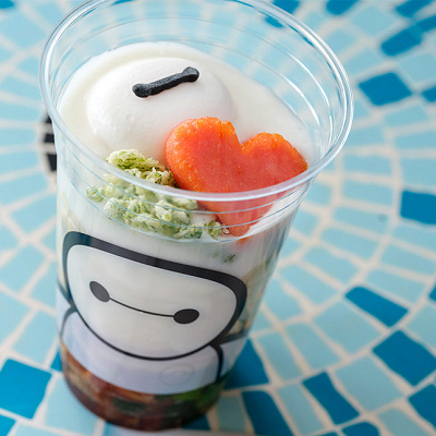 クールダウンうどん（牛カルビ、エッグ、豆乳ポテトソース）