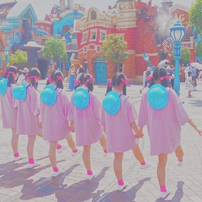 6人でまったく一緒のコーデはインパクト大！ブーのコーデ