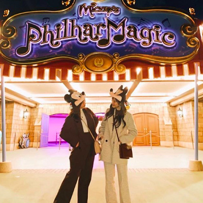 ミッキーのファンキャップとのコーデ