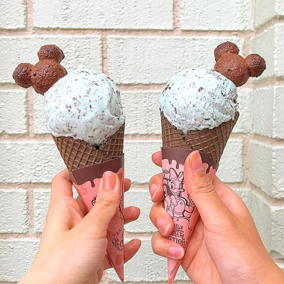 クランチチョコ×アイスクリーム