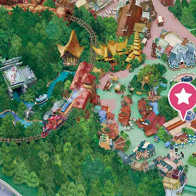 クリスタルパレス・レストランの地図