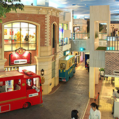 かわいらしいミニチュアの街