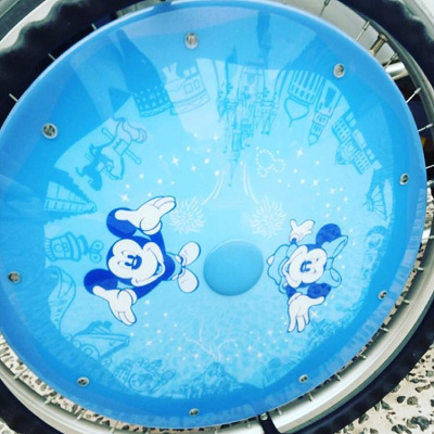 レンタルできる車イスのかわいいタイヤ部分