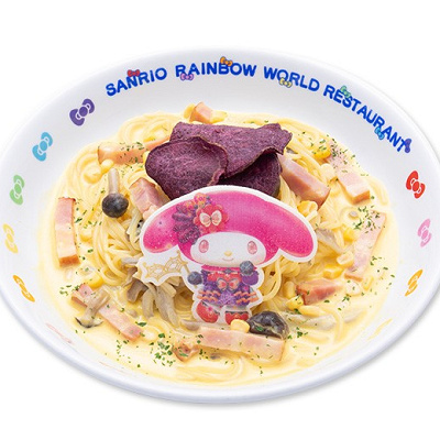 踊るマイメロディ♪のコーンスープパスタ