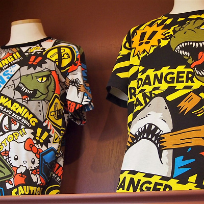 危険キャラクターTシャツ