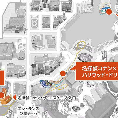 名探偵コナンワールド開催場所マップ