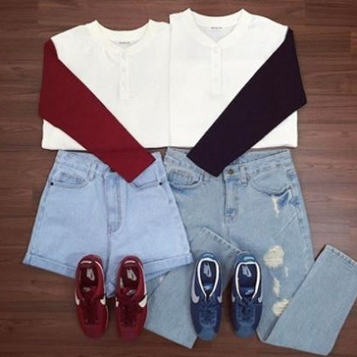 色違いカットソー