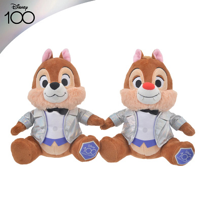 ディズニーストアで買えるディズニー創立100周年記念グッズ：チップ＆デール