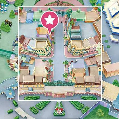 ディズニー＆カンパニーの地図